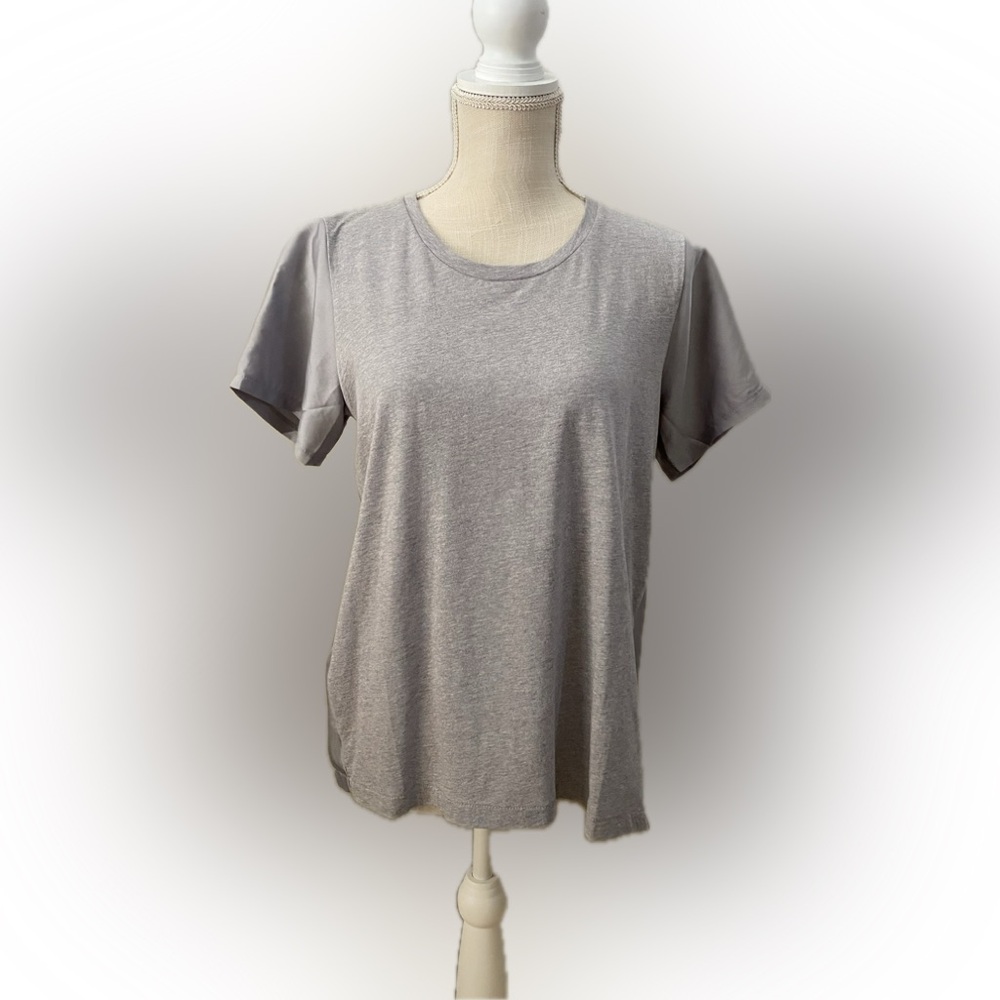 J Crew NWT Gray Short Sleeve Top